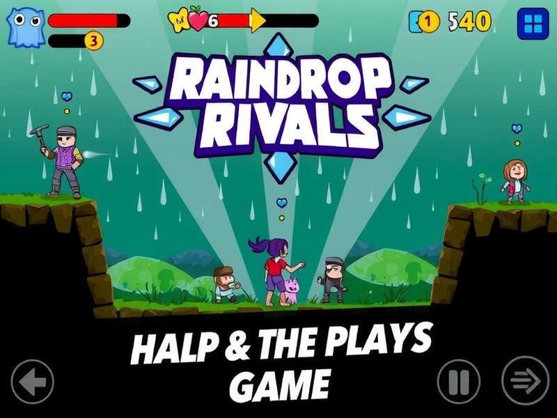 Raindrop Rivals Multiplayer Gameplay